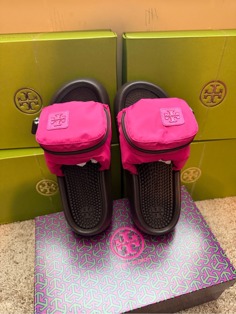 Tory Burch Pocket Sport Slide Sandals - Picture 8 of 10